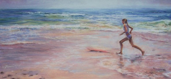 Laura McMillan beach paintings