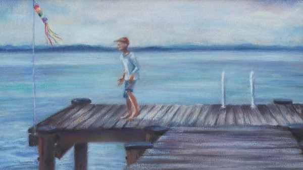 Laura McMillan beach paintings 