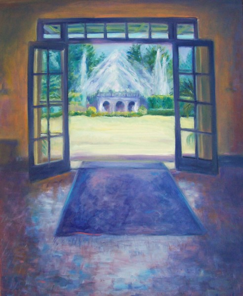 Laura McMillan Longwood Gardens oil paintings