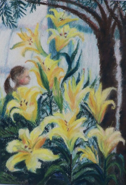 Laura McMillan Longwood Gardens pastels