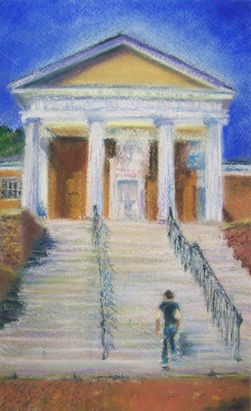 University of Delaware pastels by Laura McMillan