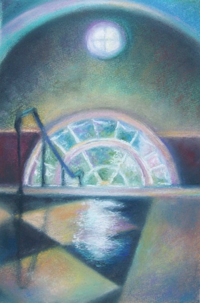 University of Delaware pastels by Laura McMillan