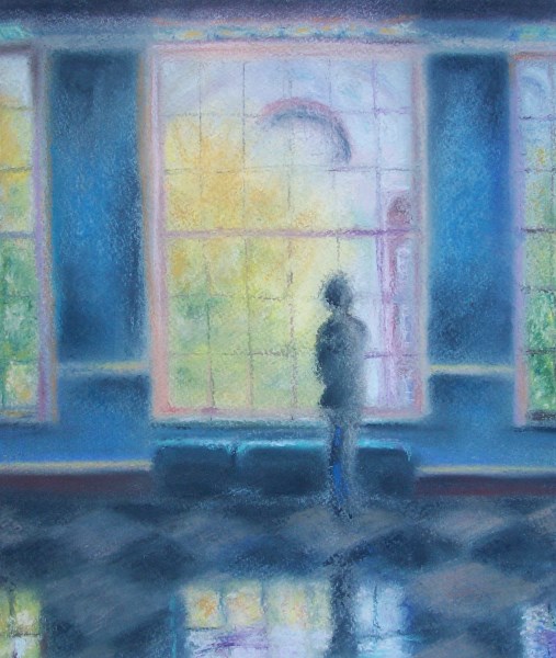 University of Delaware pastels by Laura McMillan