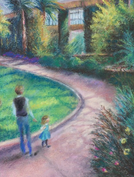 Laura McMillan Longwood Gardens pastels