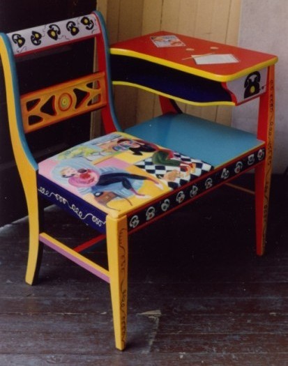 Laura McMillan painted furniture