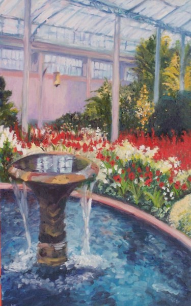 Laura McMillan Longwood Gardens paintings