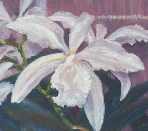 Laura McMillan orchid paintings