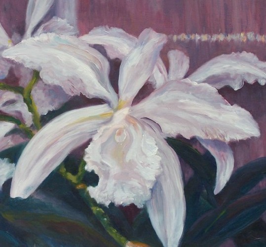 Laura McMillan orchid paintings