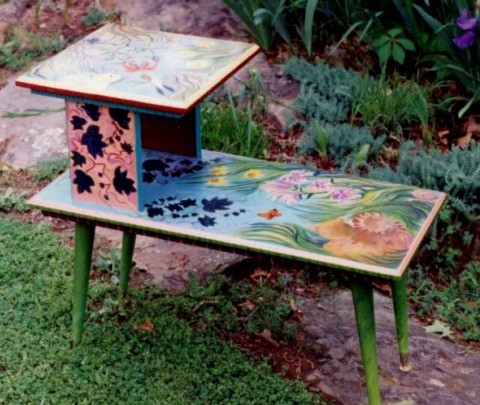 Laura McMillan painted furniture