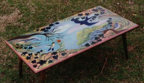 Laura McMillan painted furniture