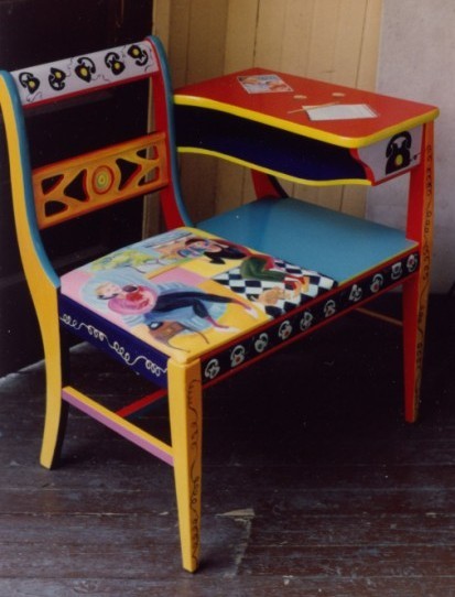 Laura McMillan painted furniture
